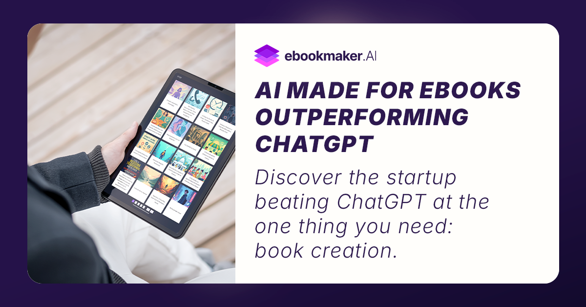 Ebookmaker.ai Facebook ad