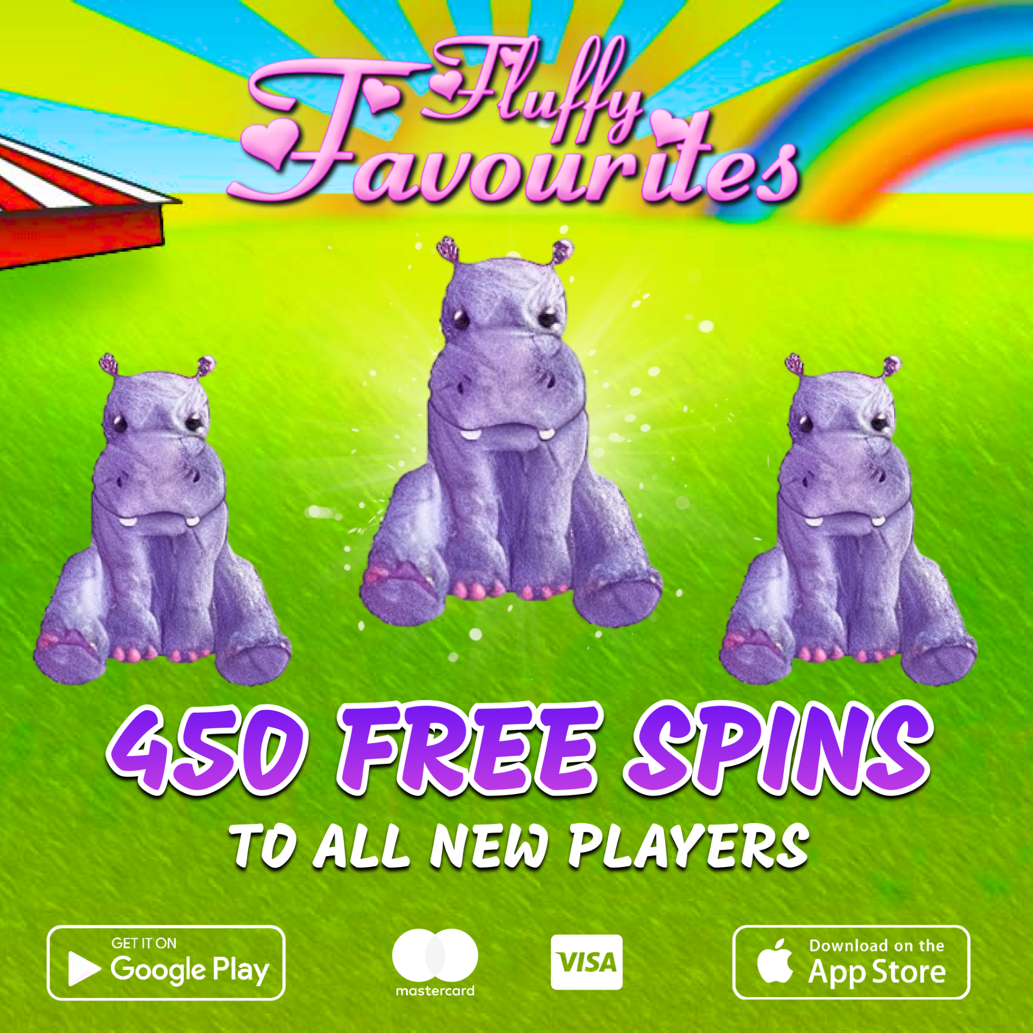 Fluffy Games Facebook ad: Fluffy Favourites