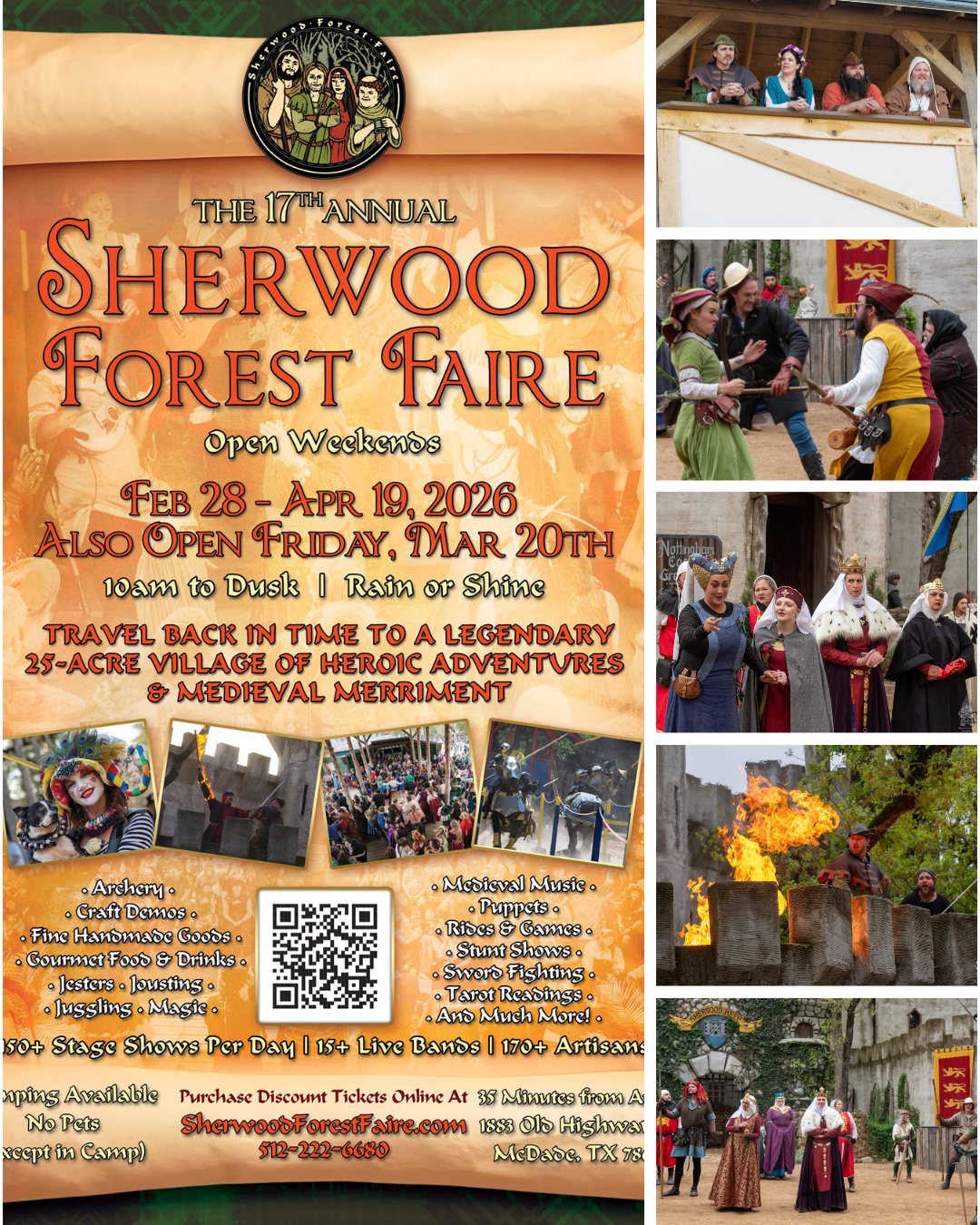 Sherwood Forest Faire Facebook ad