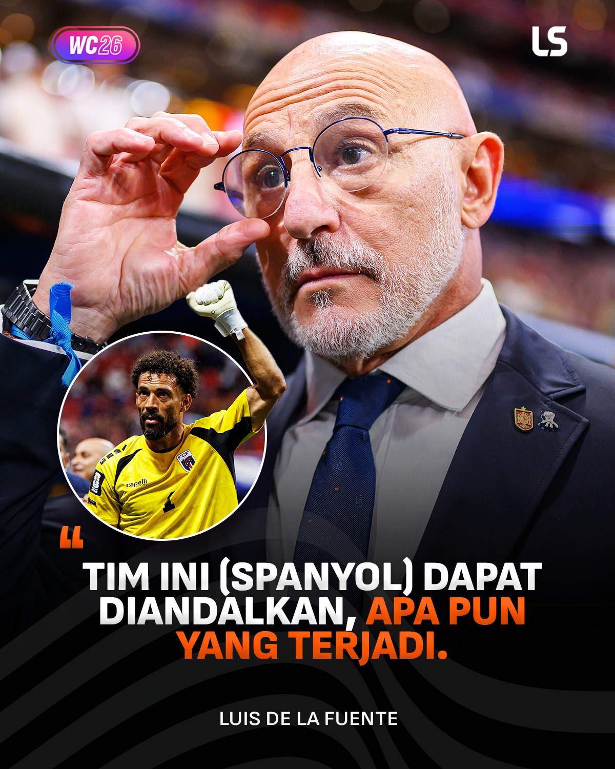 LiveScore Indonesia Facebook ad: Pelatih Spanyol menolak panik!