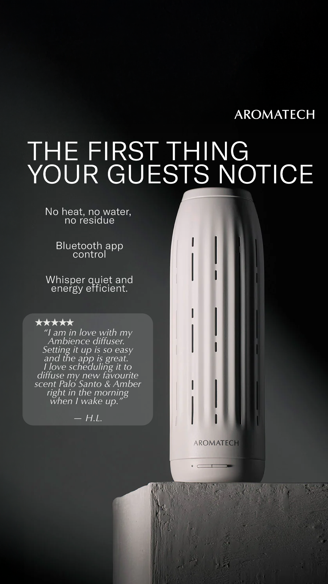 AromaTech Facebook ad