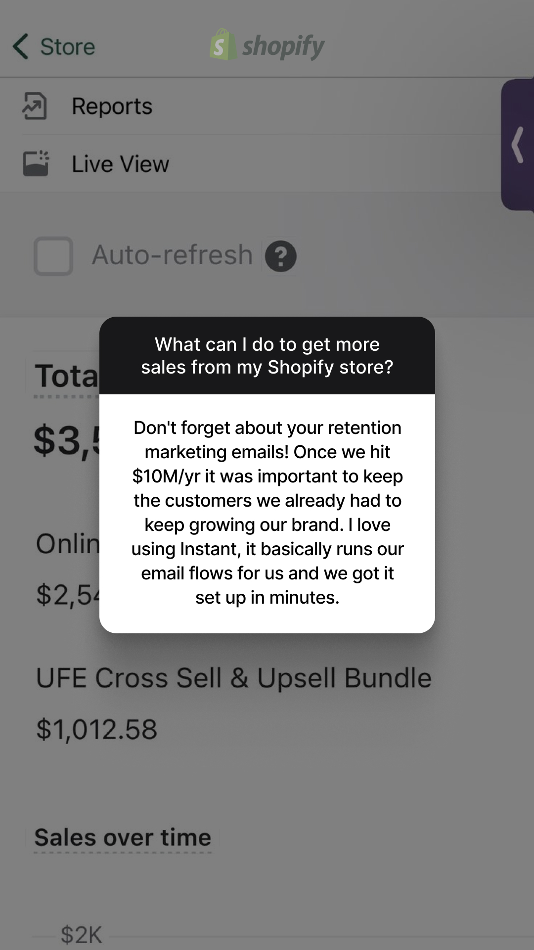 instant.one Facebook ad from Mar 4, 2026