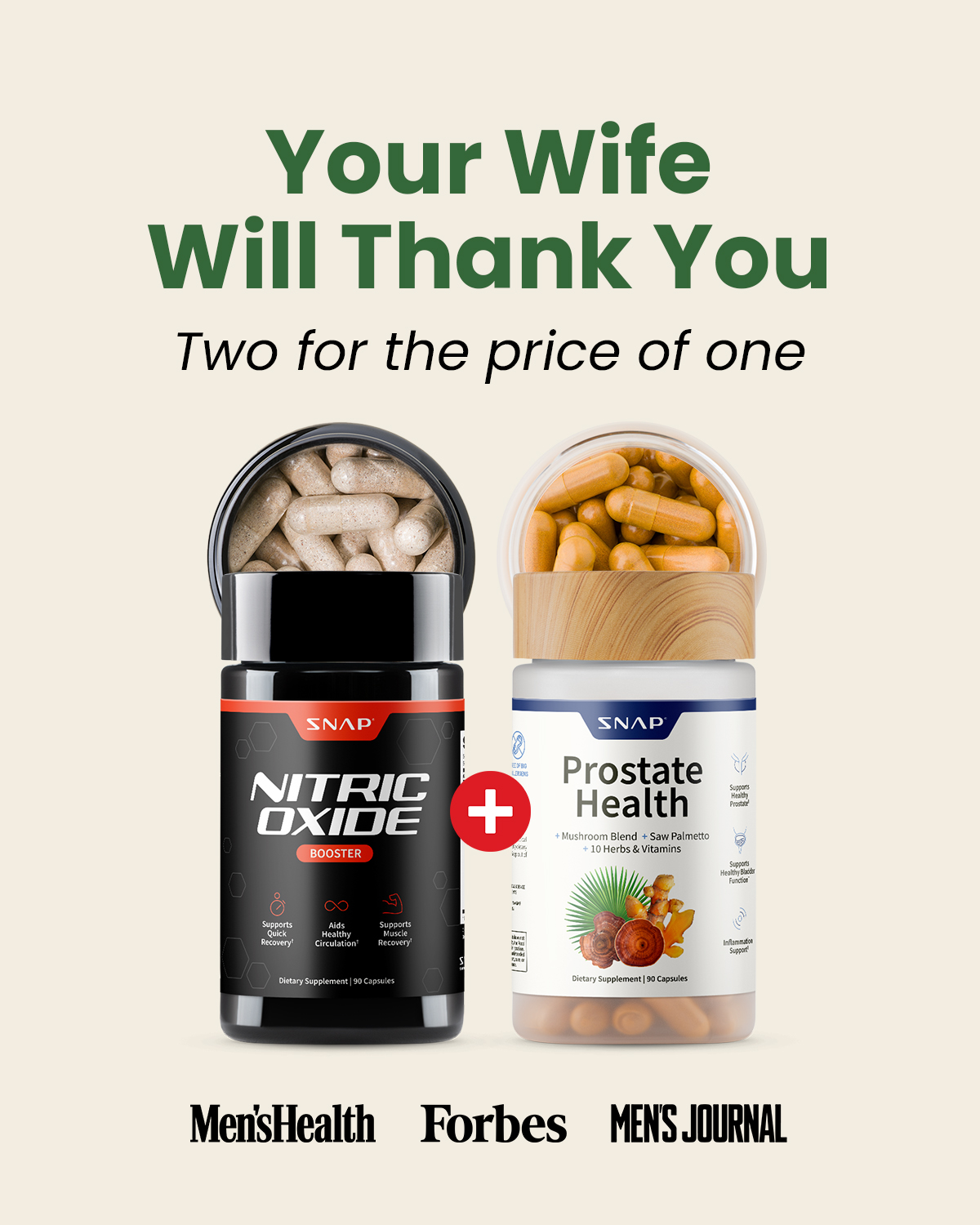 Snap Supplements Facebook ad