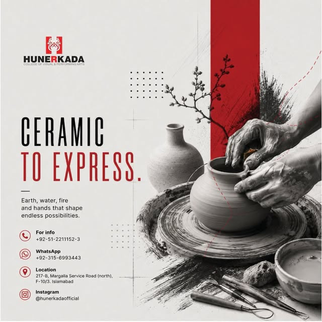 Hunerkada - College of Visual and Performing Arts Facebook ad: Chat on Messenger