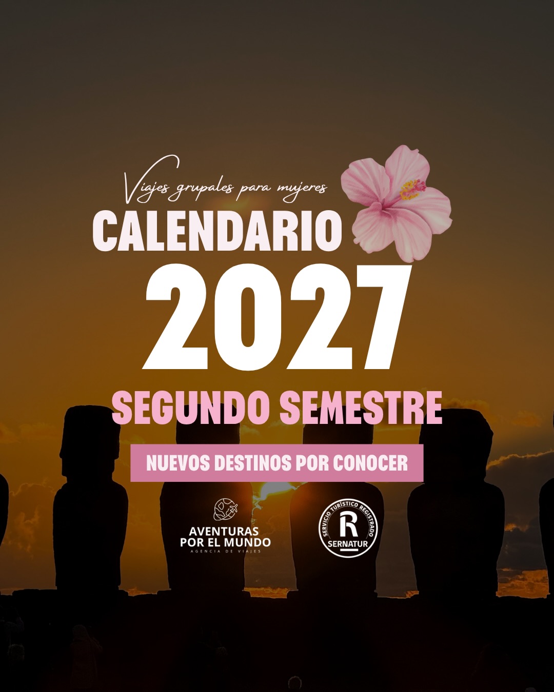 Aventuras por el mundo Facebook ad: Ya tenemos calendario 2027 - segundo semestre, con…