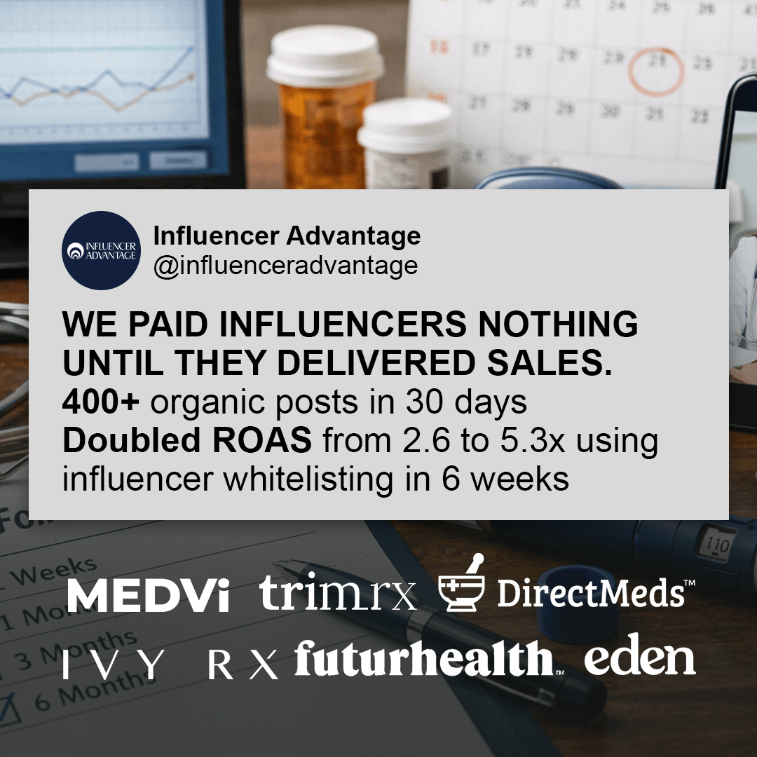 Influencer Advantage Facebook ad