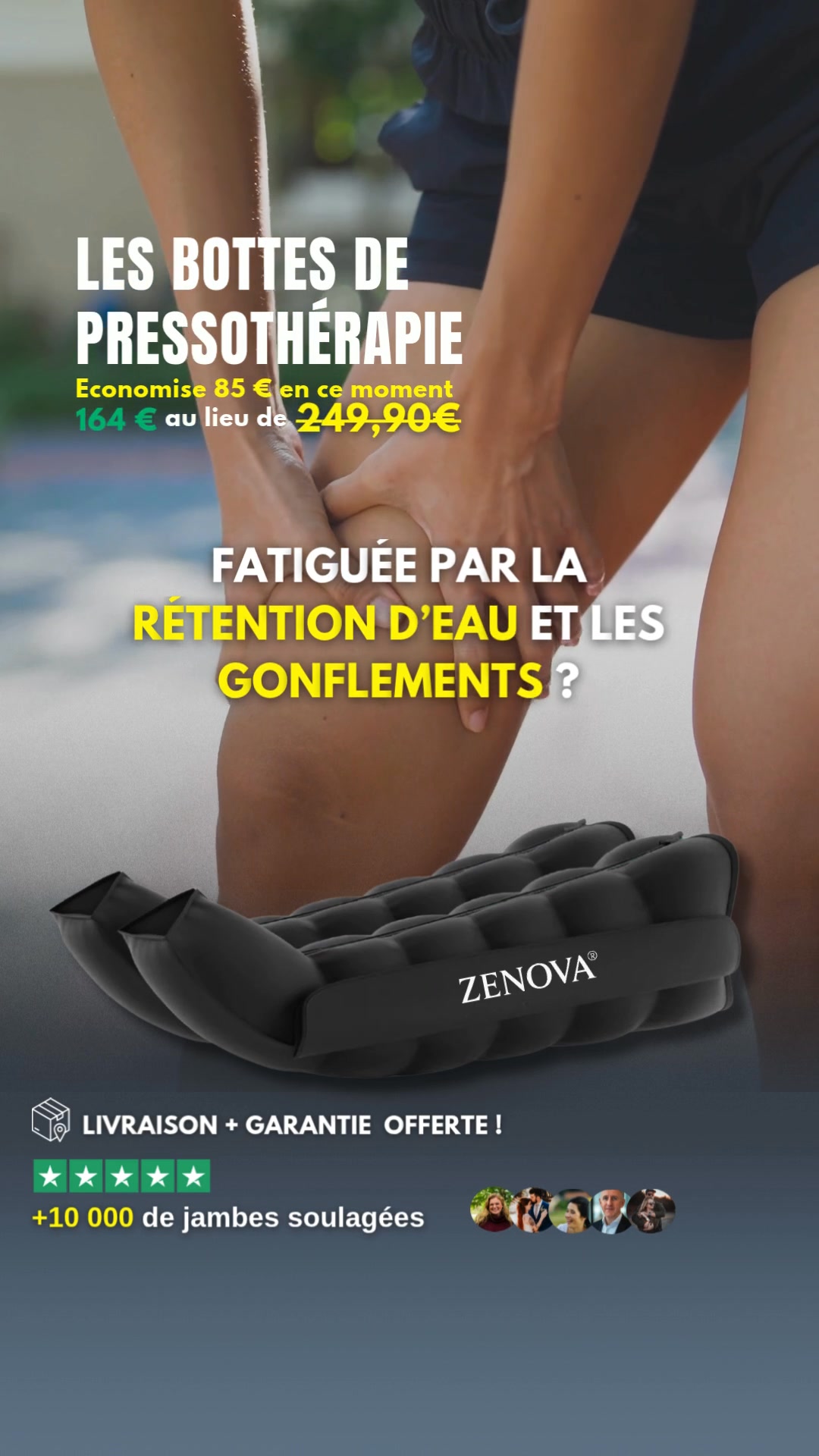 ZENOVA Facebook ad: #1 Bottes de pressothérapie recommandées