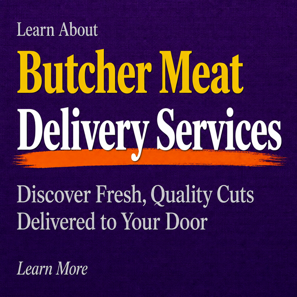Clever Hints Facebook ad: Butcher Meat Delivery Services - Learn More!