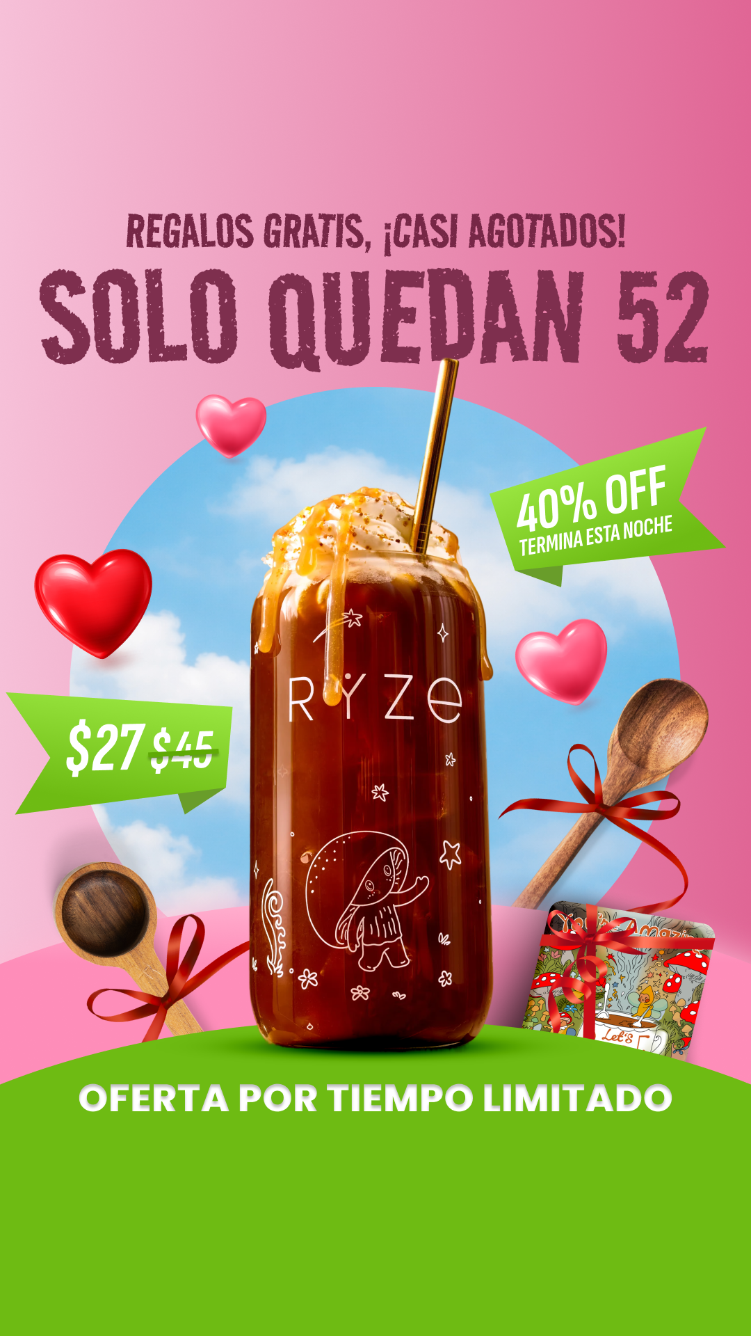 RYZE Superfoods Facebook ad