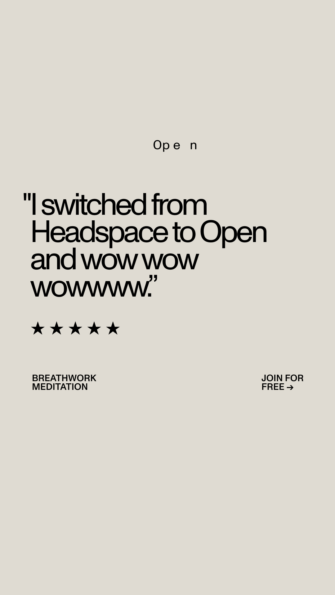 Open Facebook ad