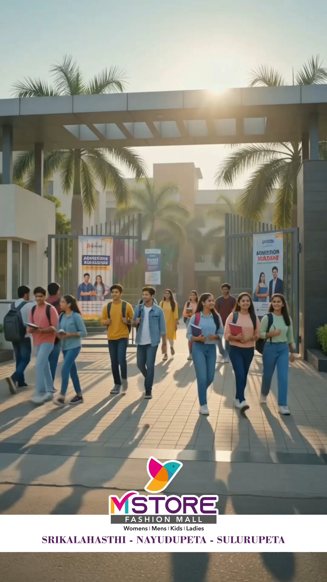MStoreFashion Mall-Srikalahasthi Facebook ad: New Semester. New Friends.