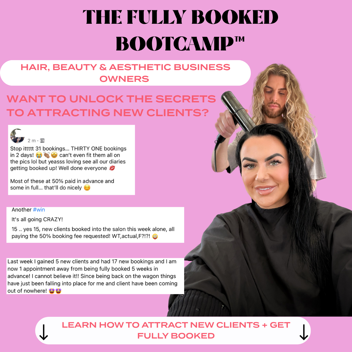 Beauty Growth Academy Facebook ad