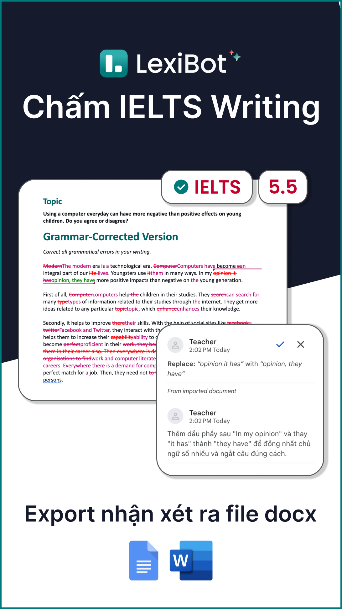 LexiBot - Powered by AI Facebook ad
