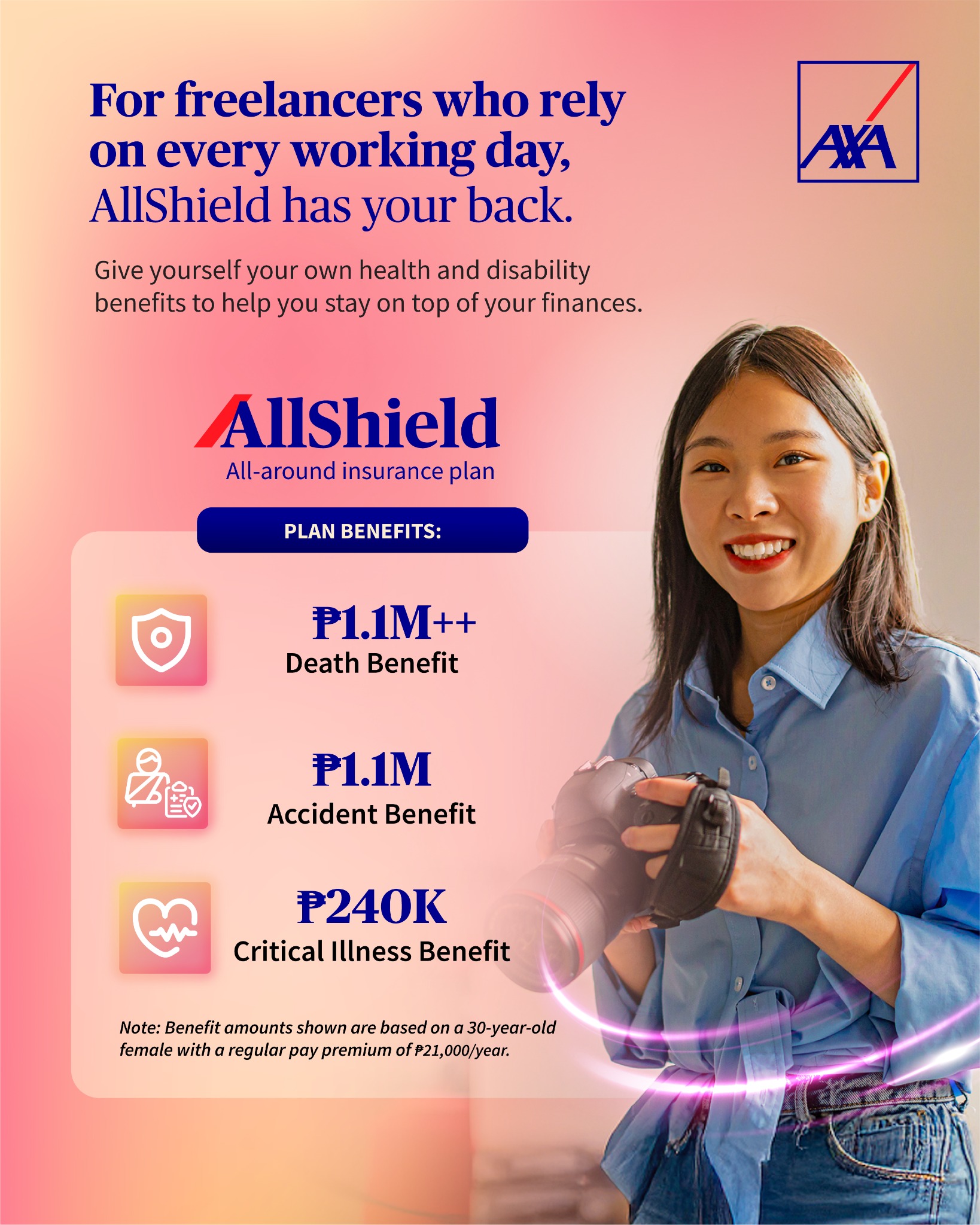 AXA Philippines Facebook ad