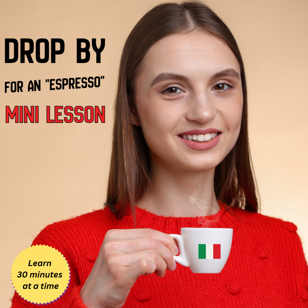 Ciao Languages Facebook ad: 30-minute personalized Italian lesson