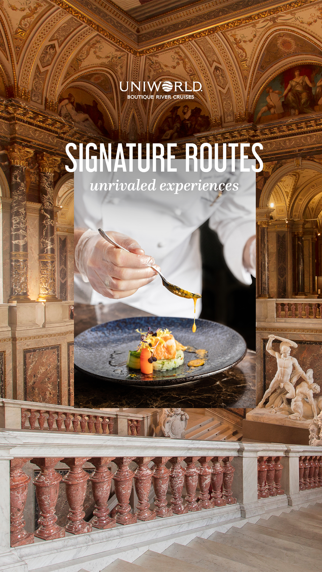 Uniworld Boutique River Cruises Facebook ad