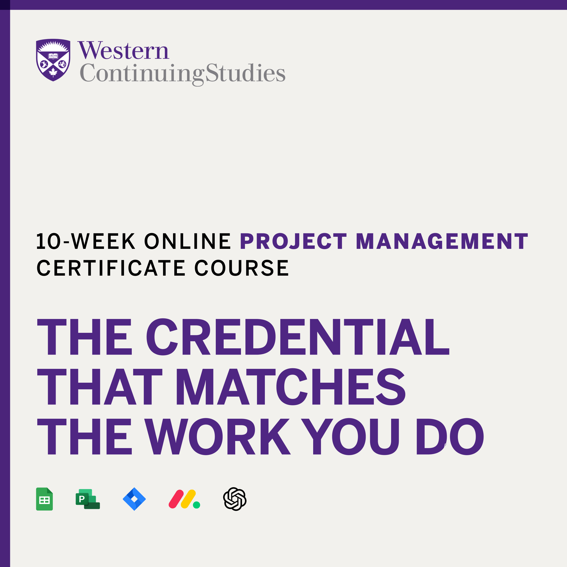 Western Continuing Studies Facebook ad