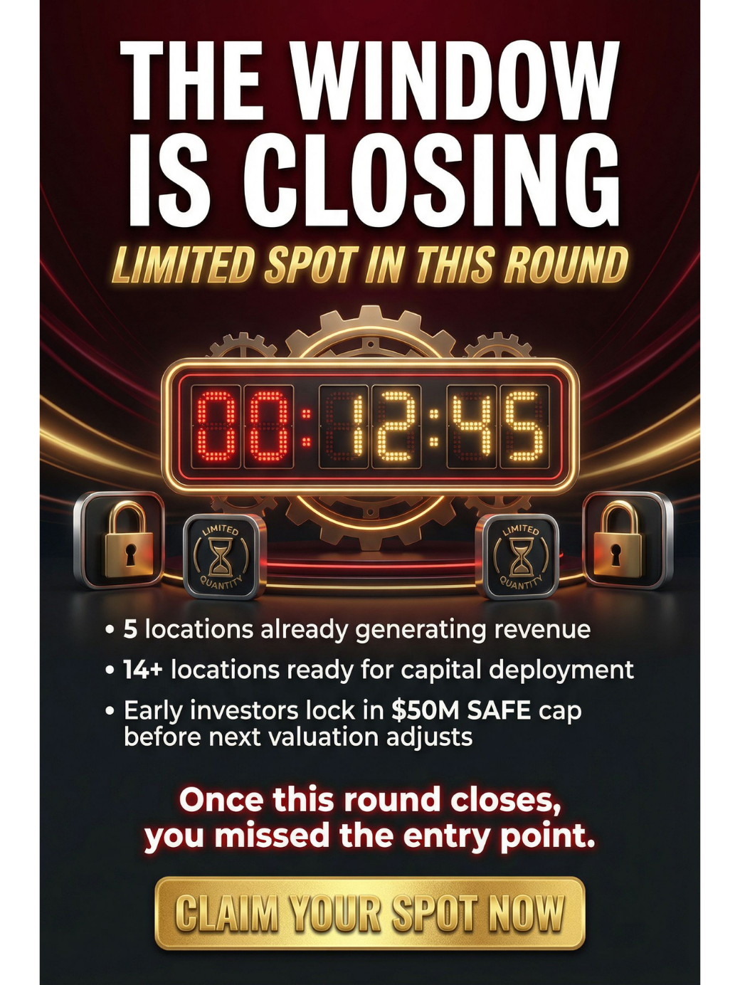 Legacy Sports Complex Facebook ad from Apr 16, 2026