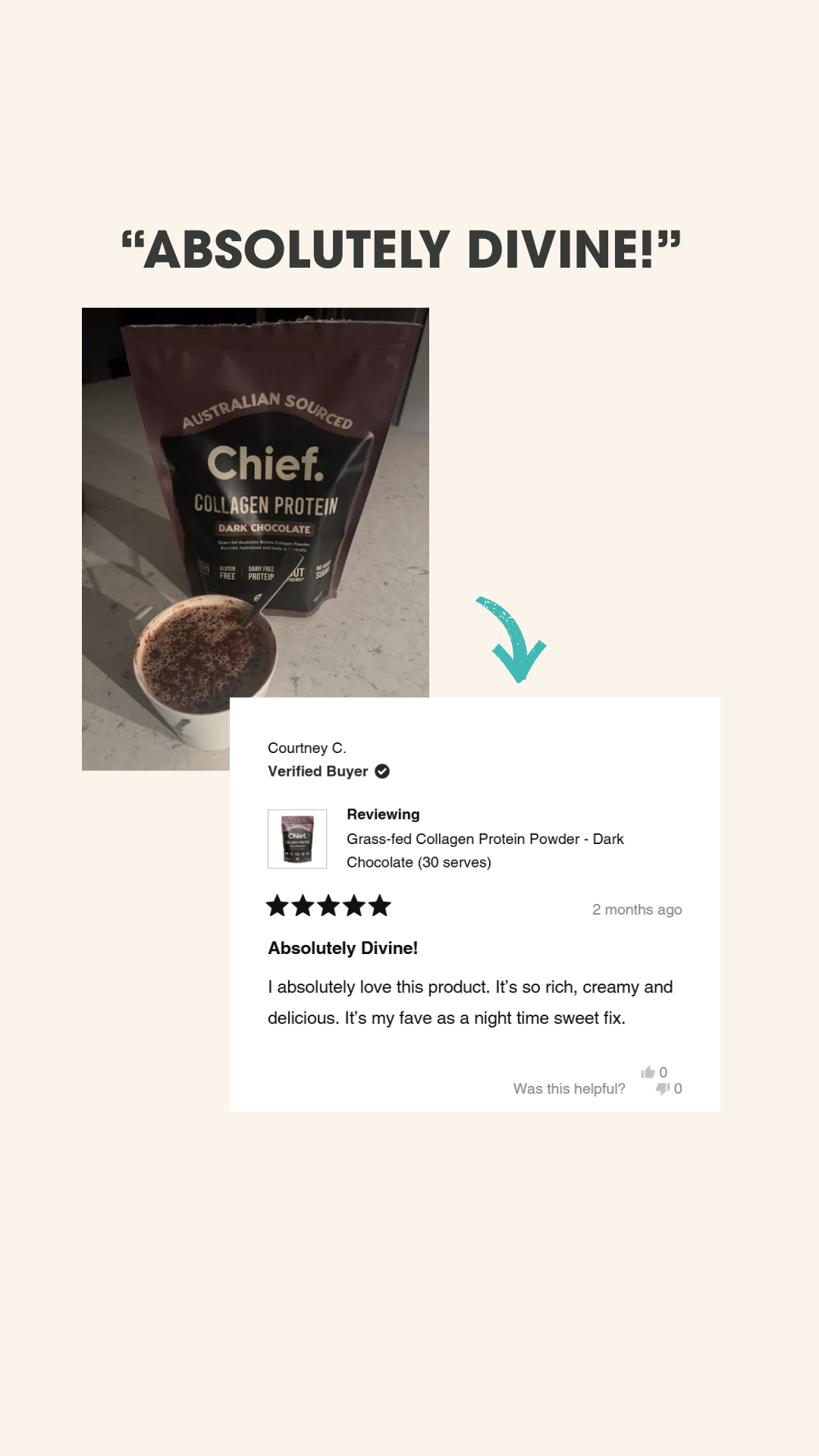 Chief Nutrition USA Facebook ad