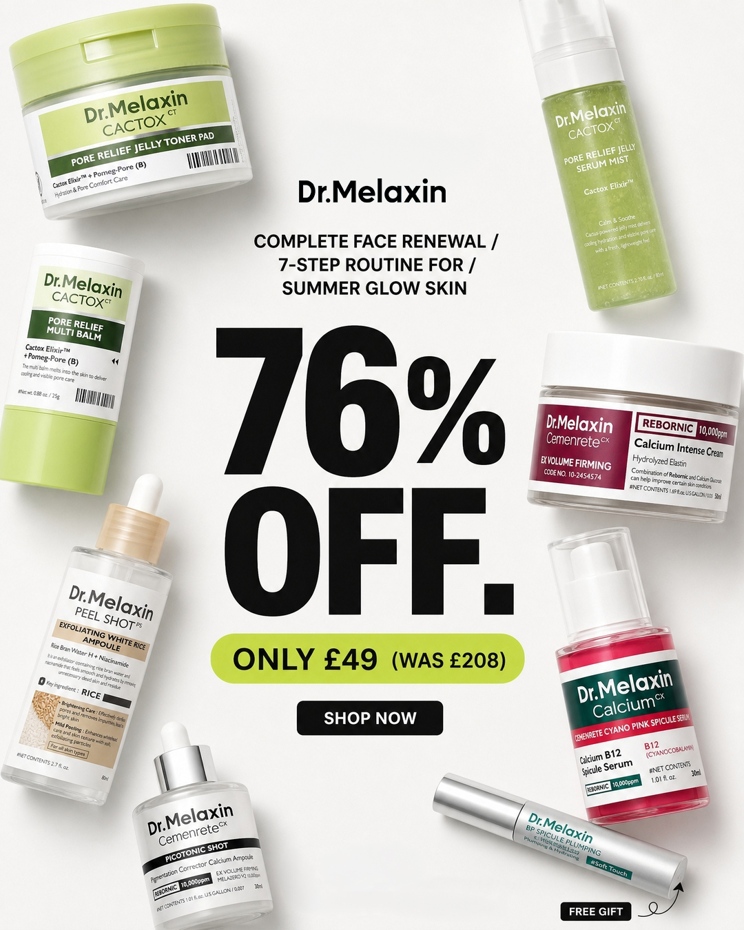 Dr.Melaxin UK Facebook ad