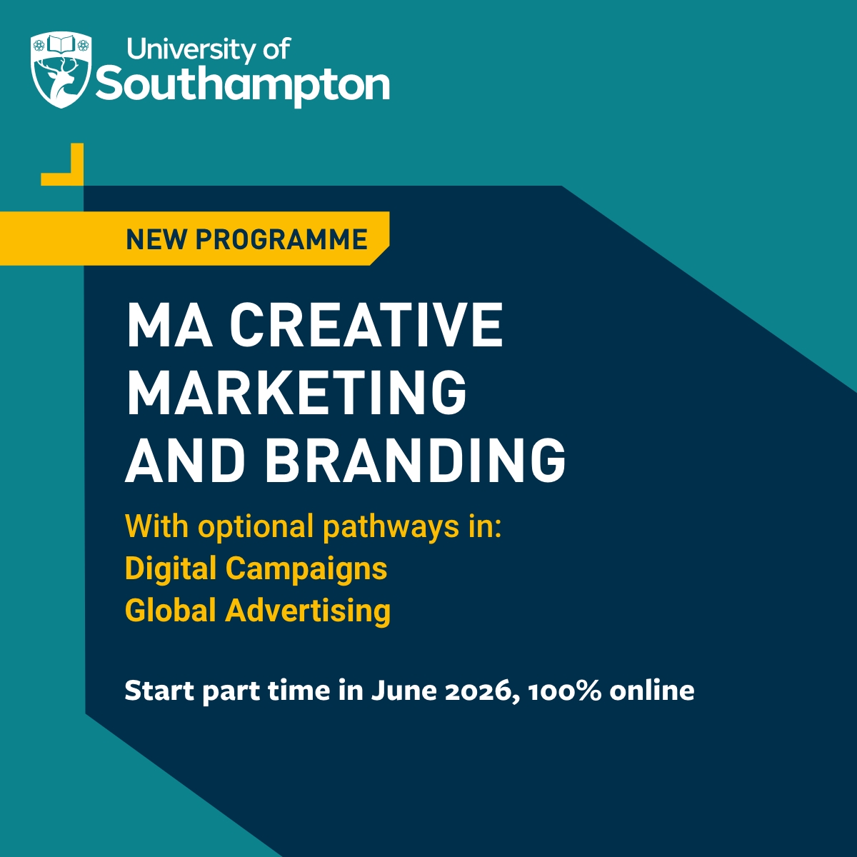 University of Southampton Facebook ad from Jan 14, 2026