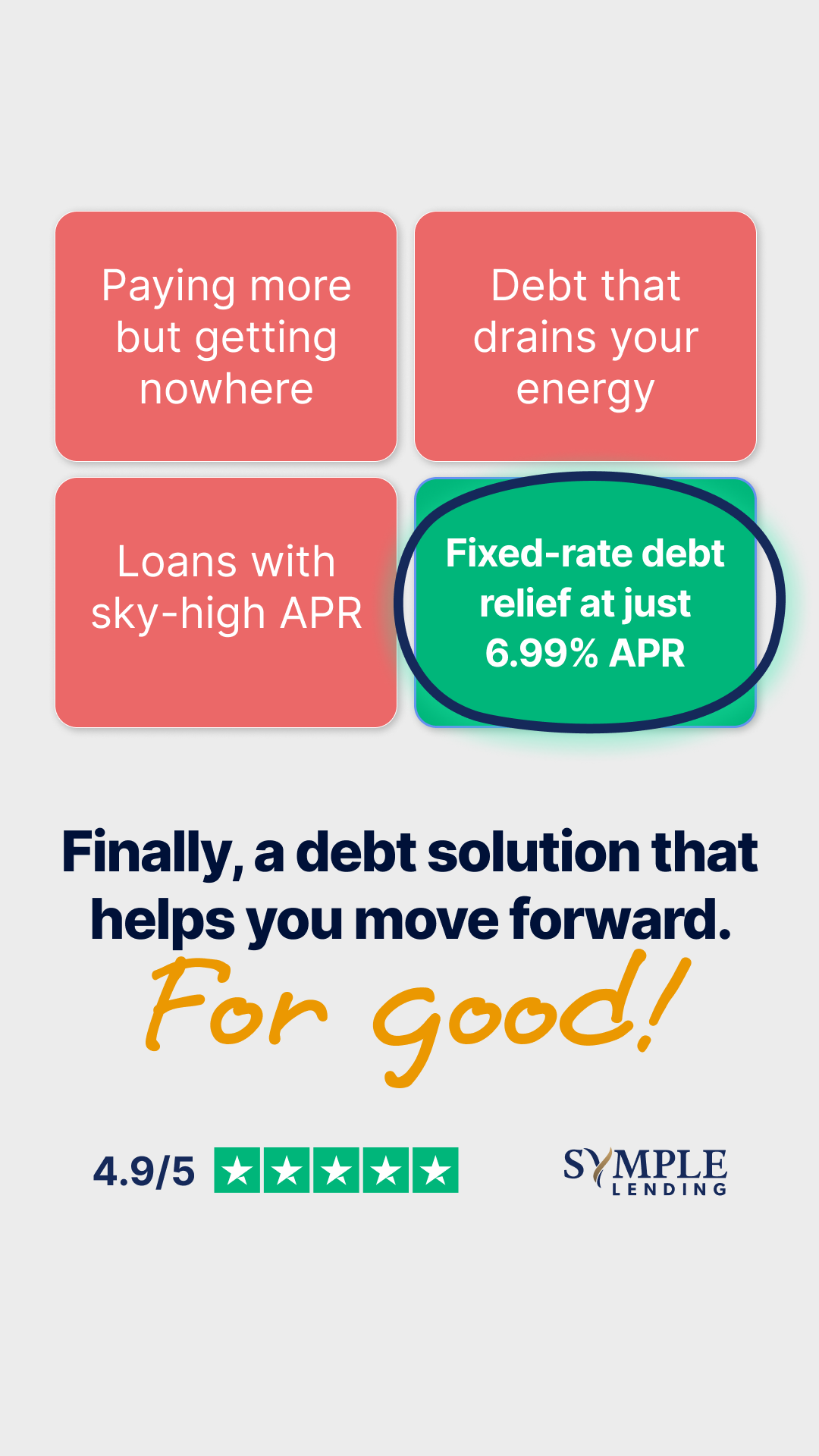 My Symple Loan Facebook ad