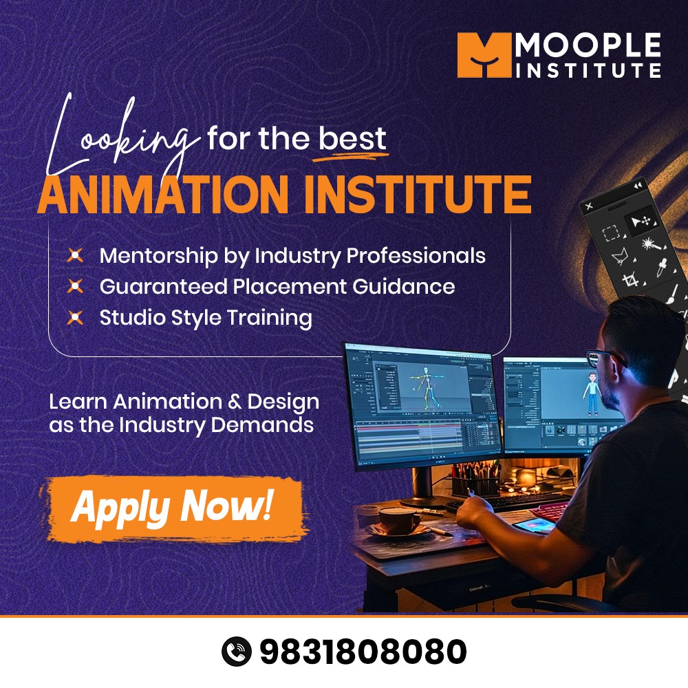 Moople - Institute of Animation and Design Facebook ad