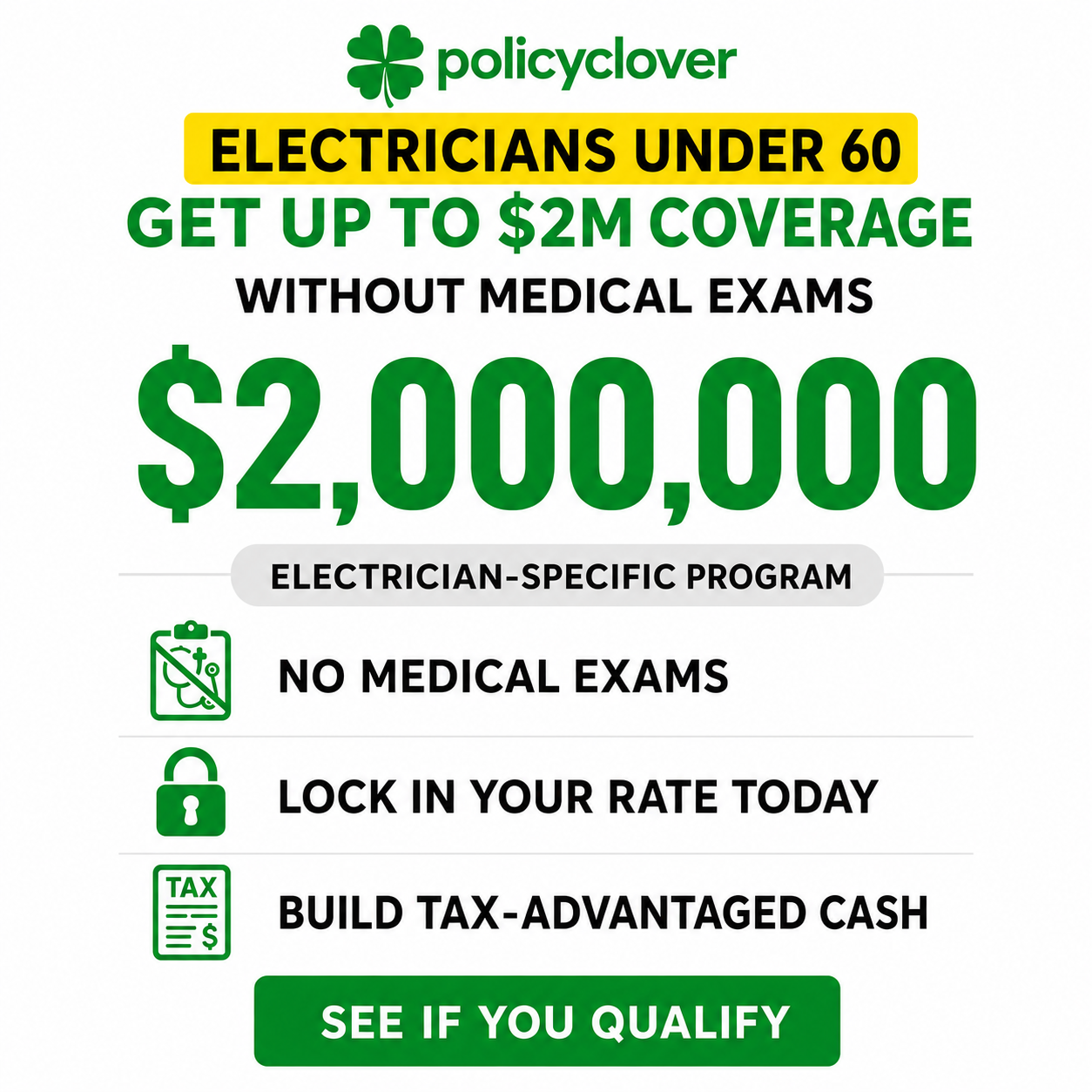 PolicyClover Facebook ad