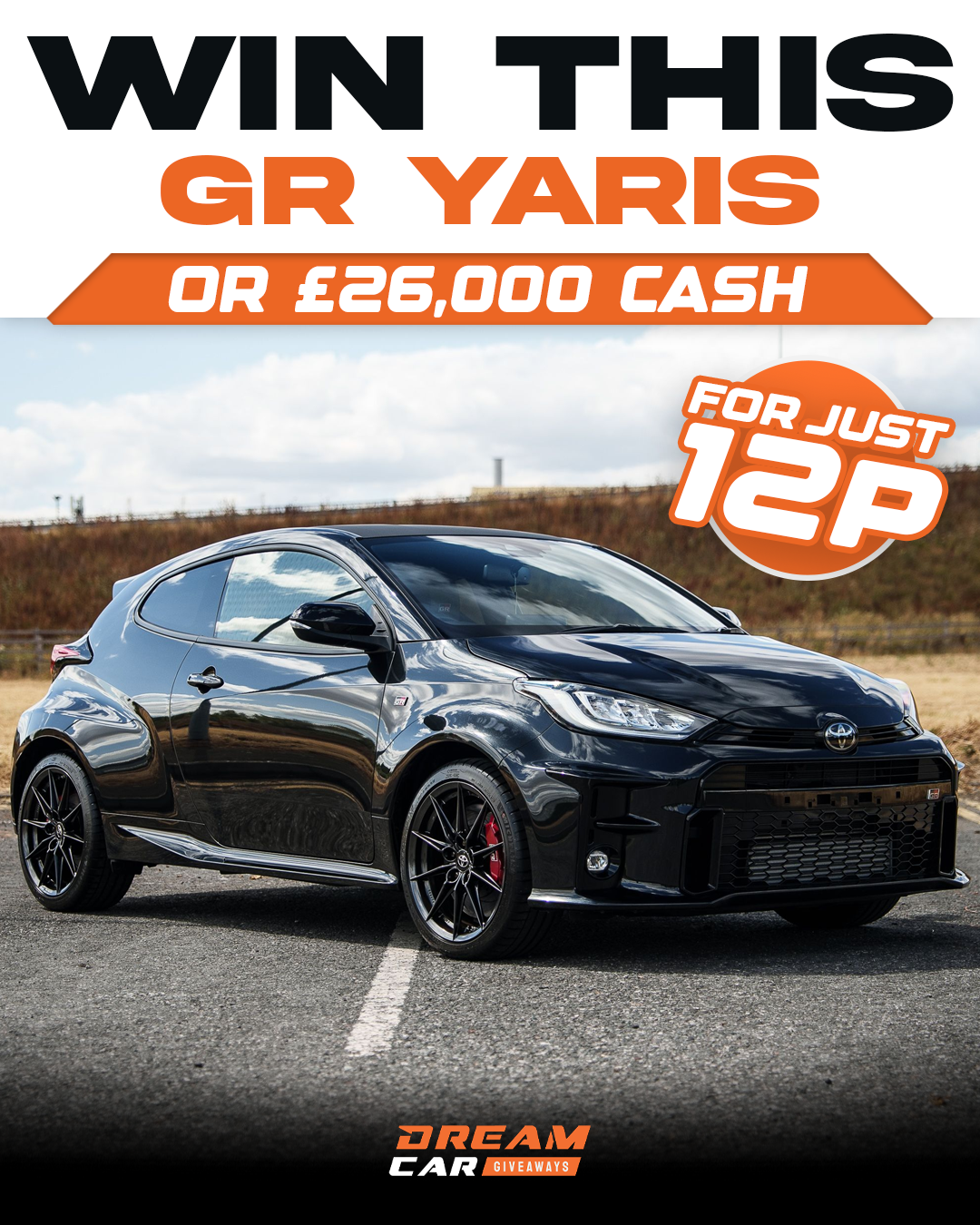 Dream Car Giveaways Facebook ad