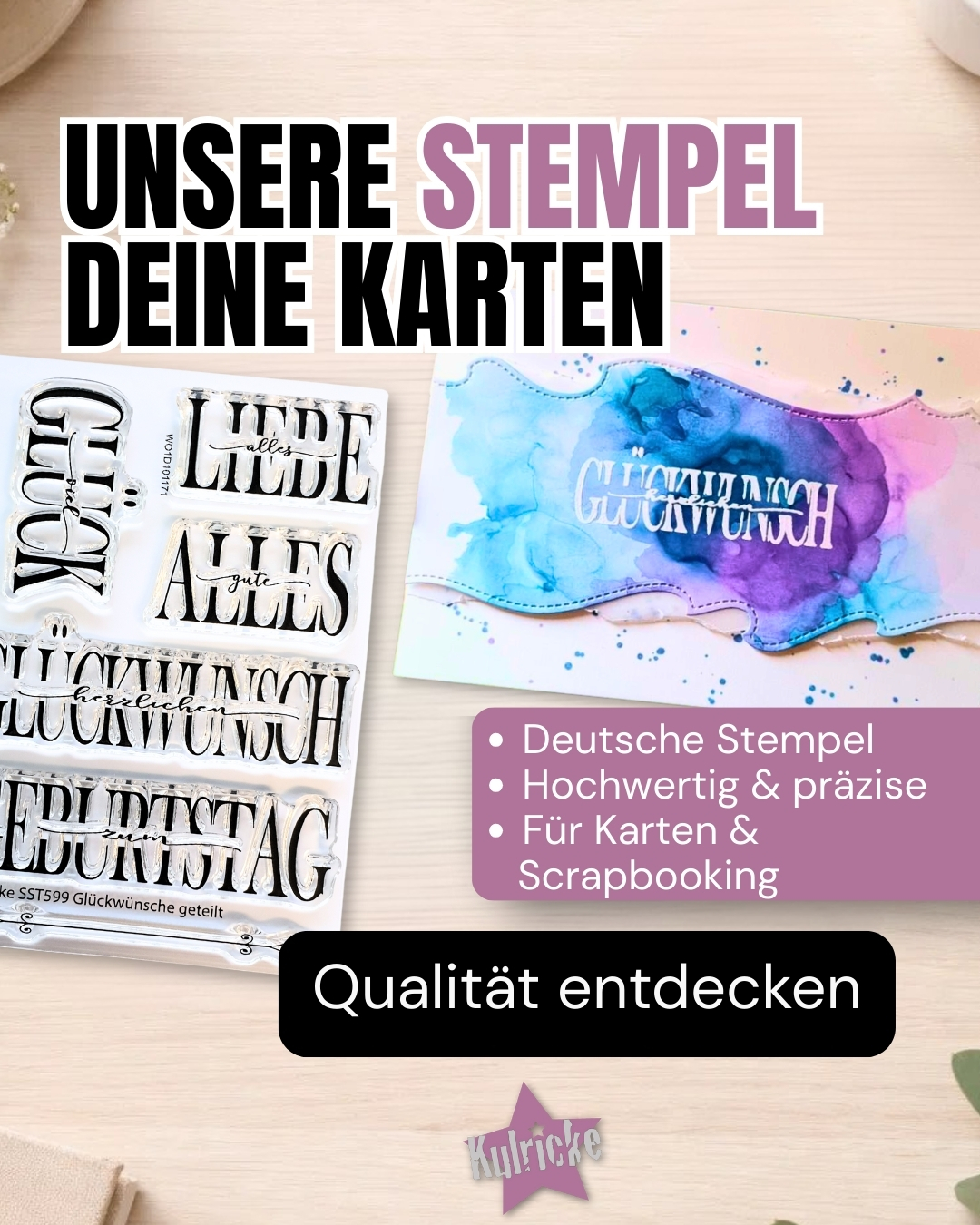 Kulricke Stempel, Stanzen und mehr Facebook ad