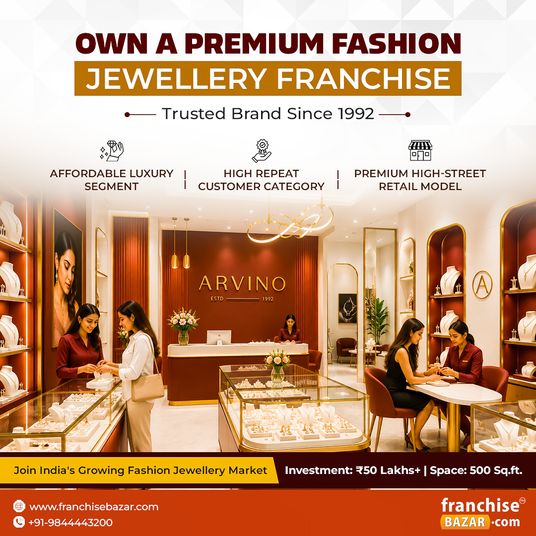FranchiseBAZAR.com Facebook ad: Own a Premium Jewellery Store