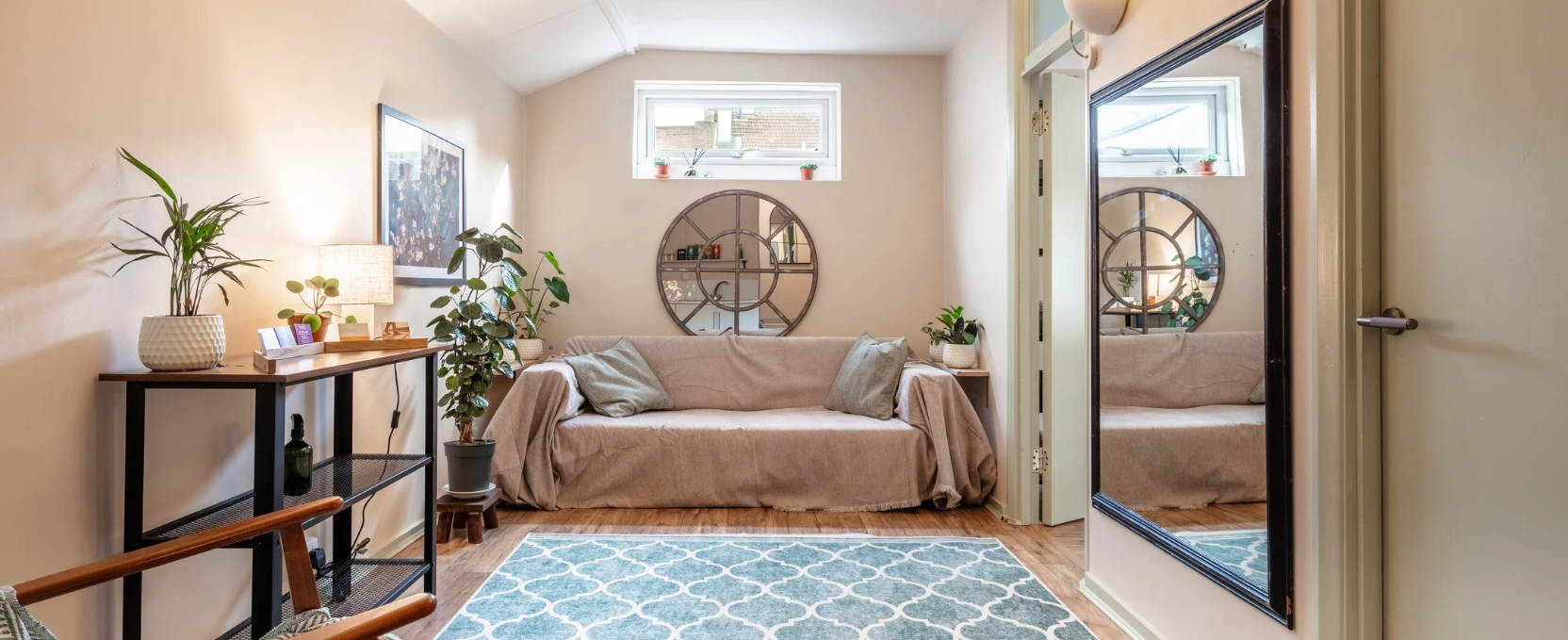 The Green Rooms Facebook ad: Treatment Rooms for hire in Primrose Hill