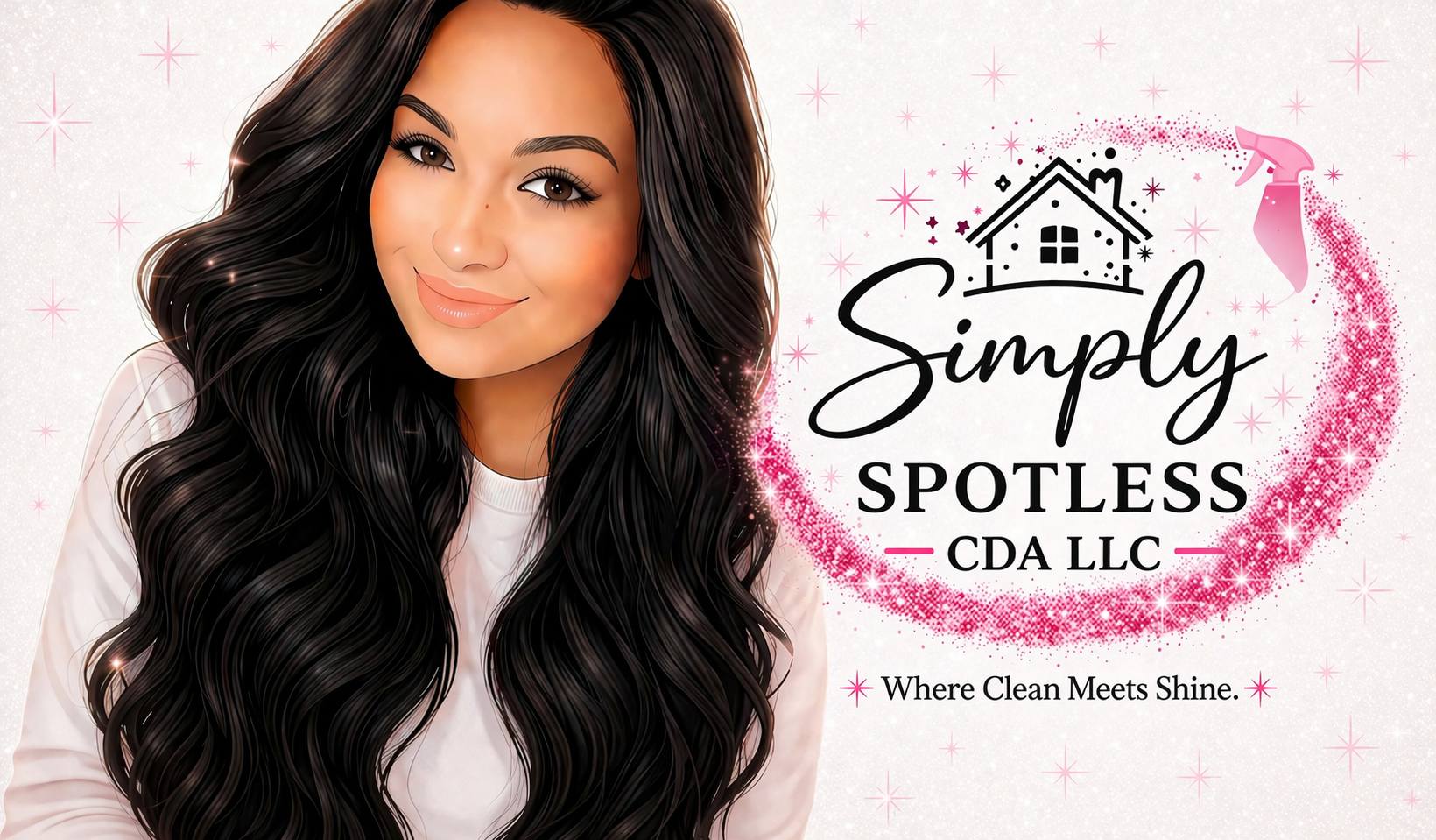 Simply Spotless CDA LLC Facebook ad: ATTENTION PEOPLE WHO ARE TIRED OF THEIR HOUSE…