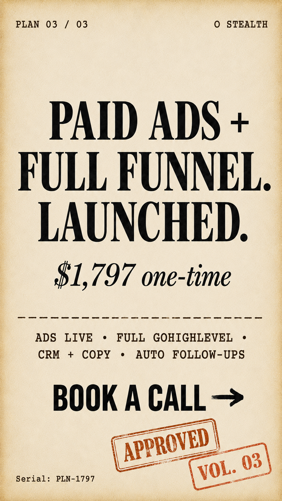 Stealth - White Label Agency Facebook ad: White-label. Under your brand.