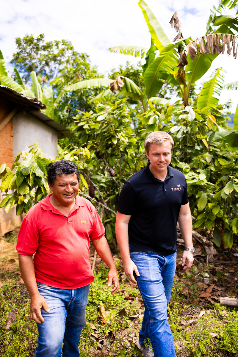Z Beans Coffee Facebook ad: Wholesale Coffee with a Mission