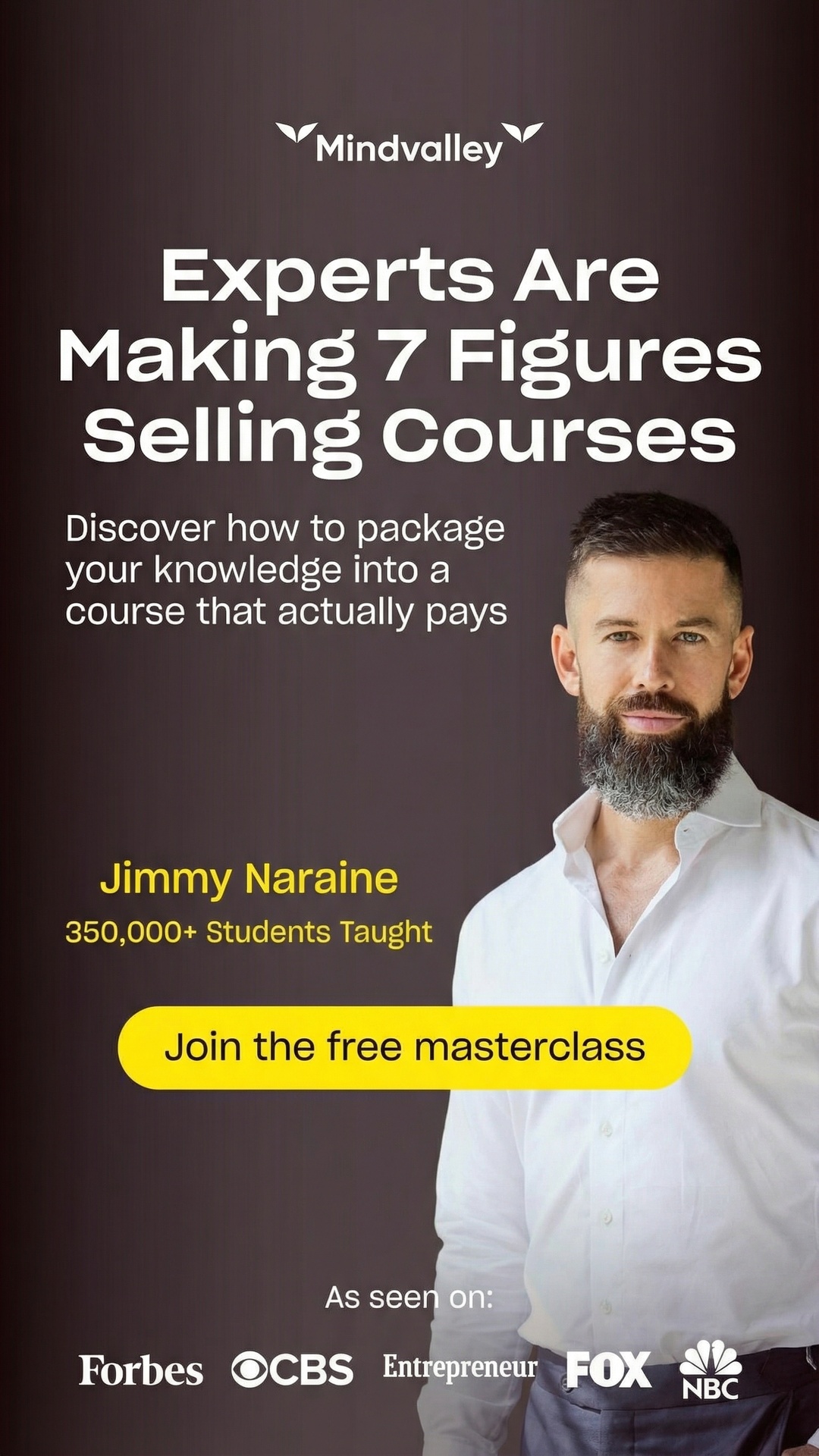Mindvalley Facebook ad from Mar 9, 2026