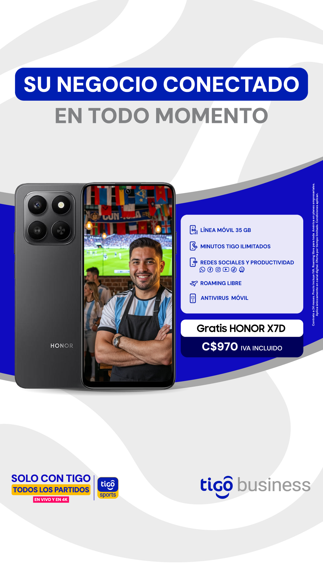 Tigo Nicaragua Facebook ad