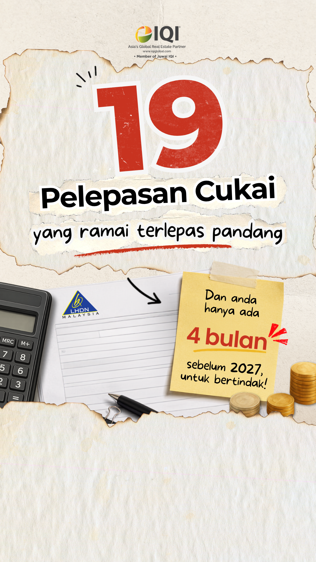 IQI Global Facebook ad: Panduan Pelepasan Cukai 2026
