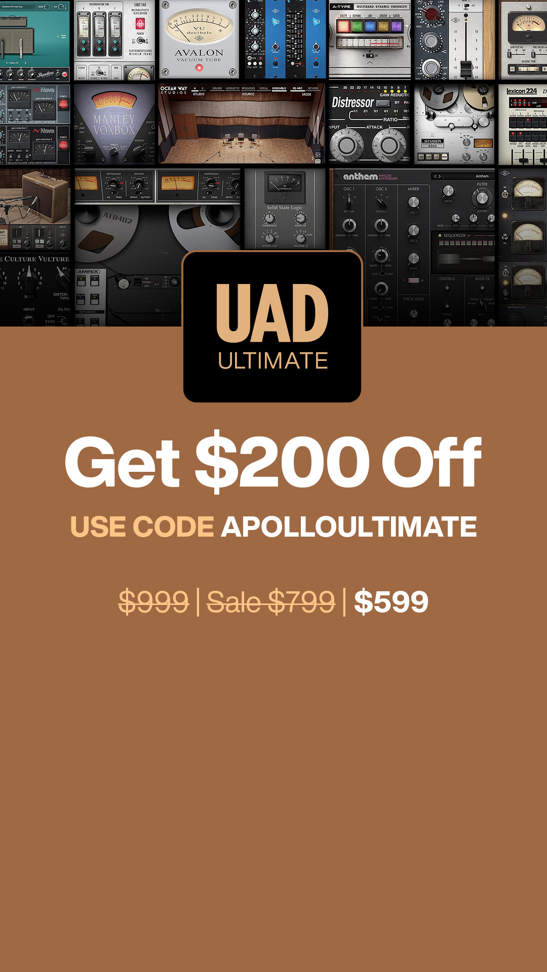 Universal Audio Facebook ad