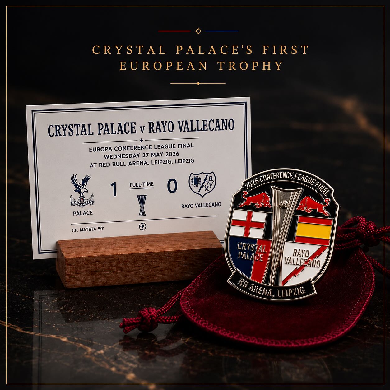 Grandstand Editions Facebook ad: Palace's greatest-ever night.
