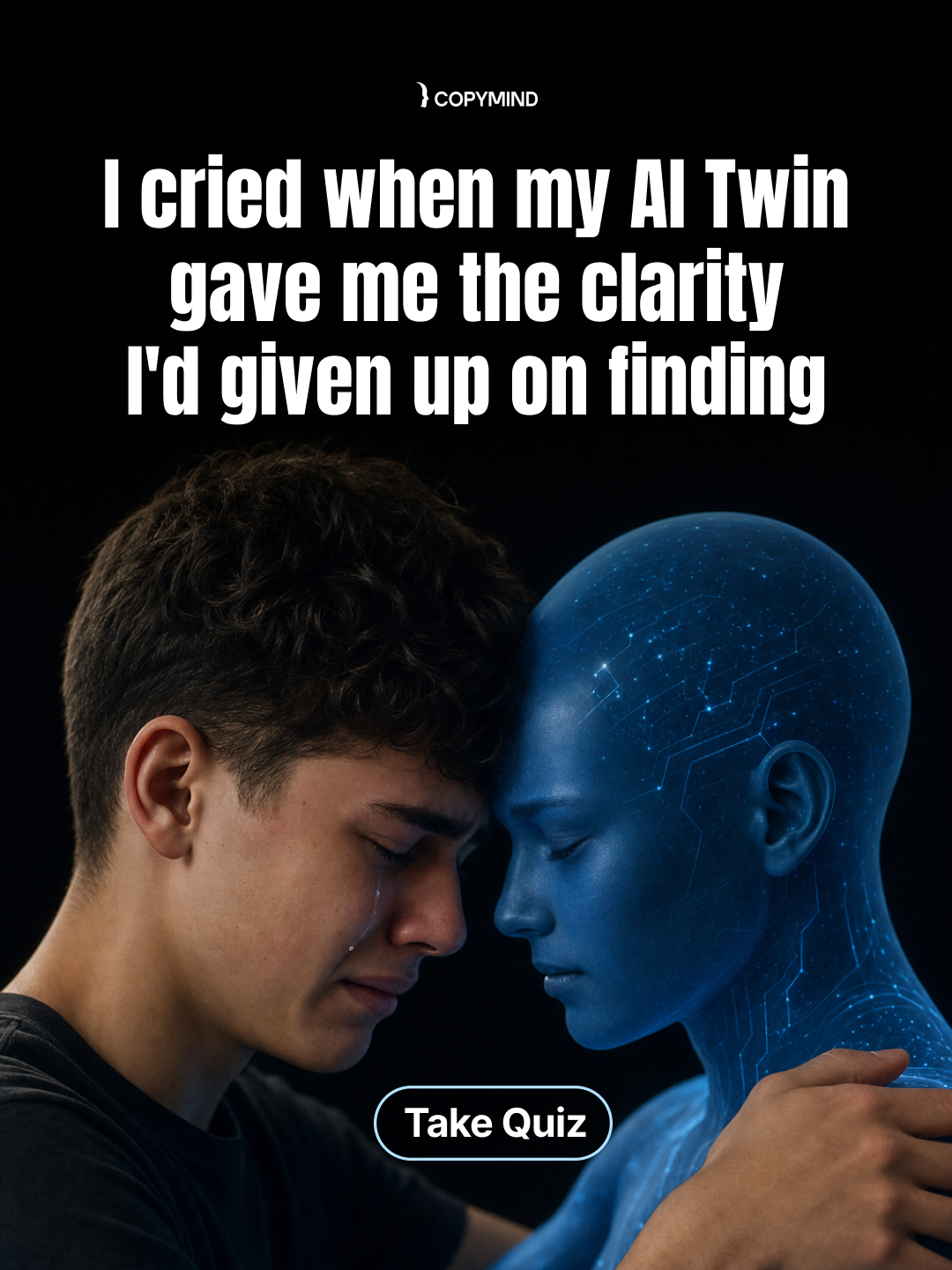 Copymind: AI twin for therapy Facebook ad