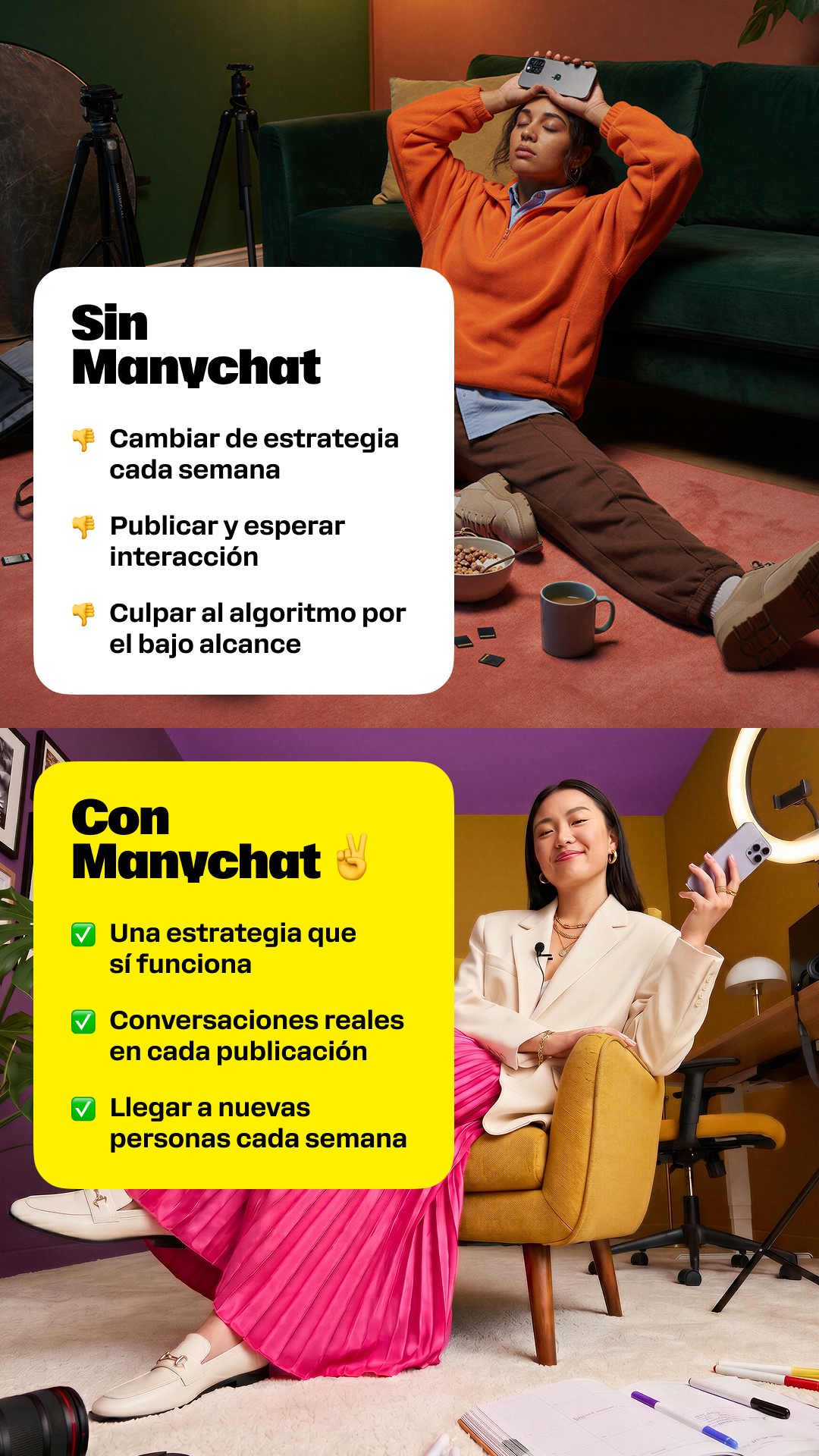 Manychat Facebook ad