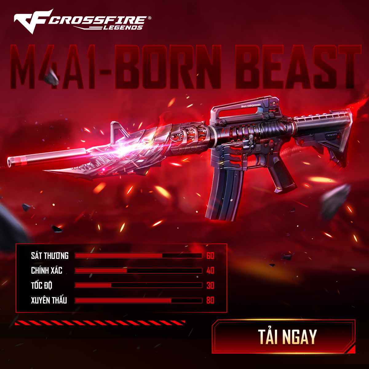 CrossFire: Legends Facebook ad