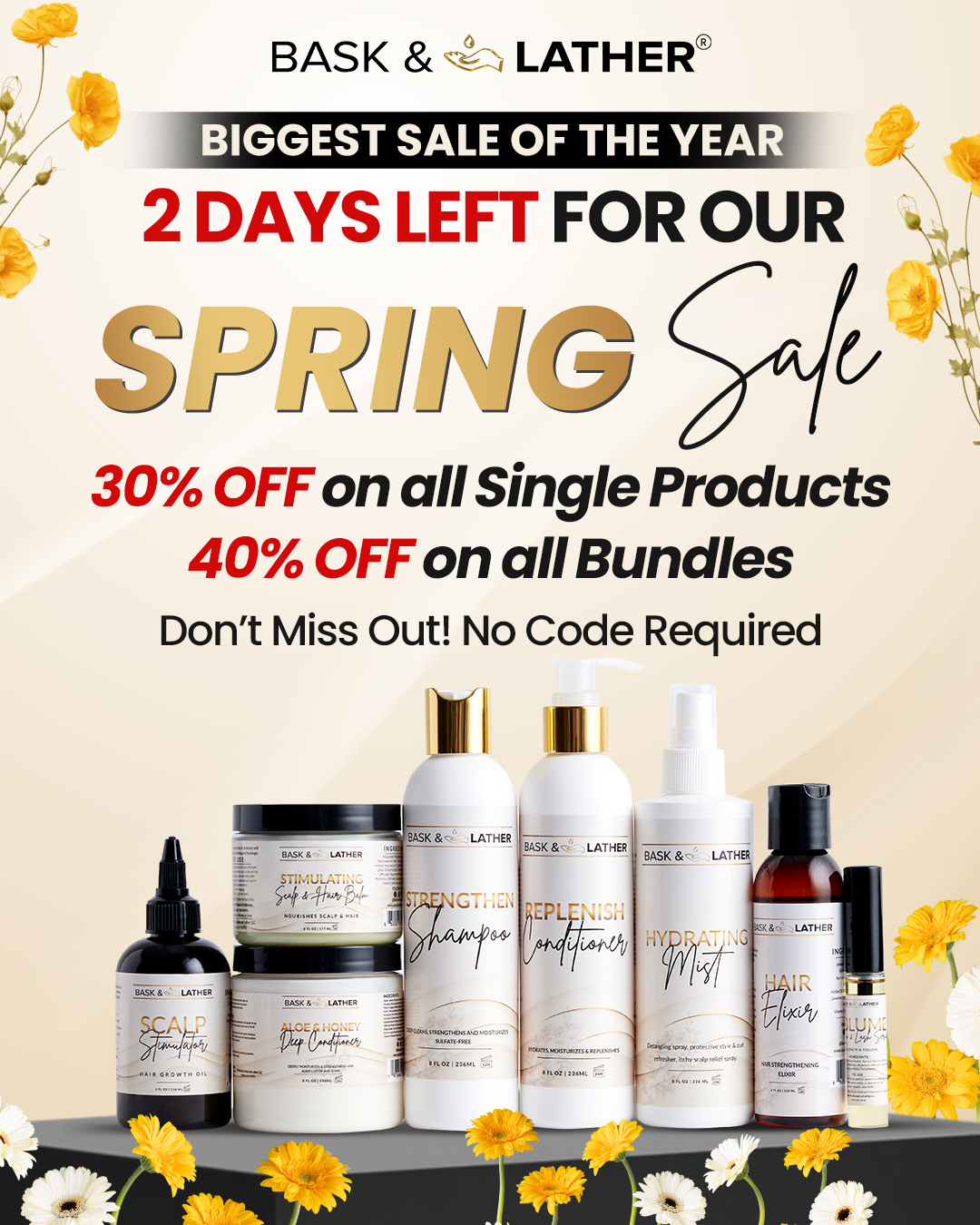 Bask & Lather Co Facebook ad