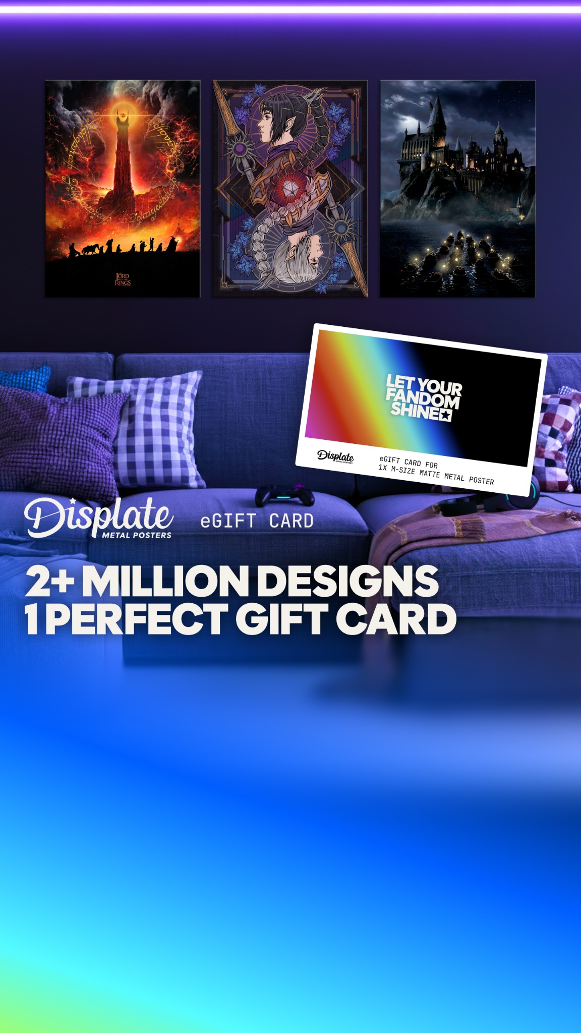 Displate Facebook ad