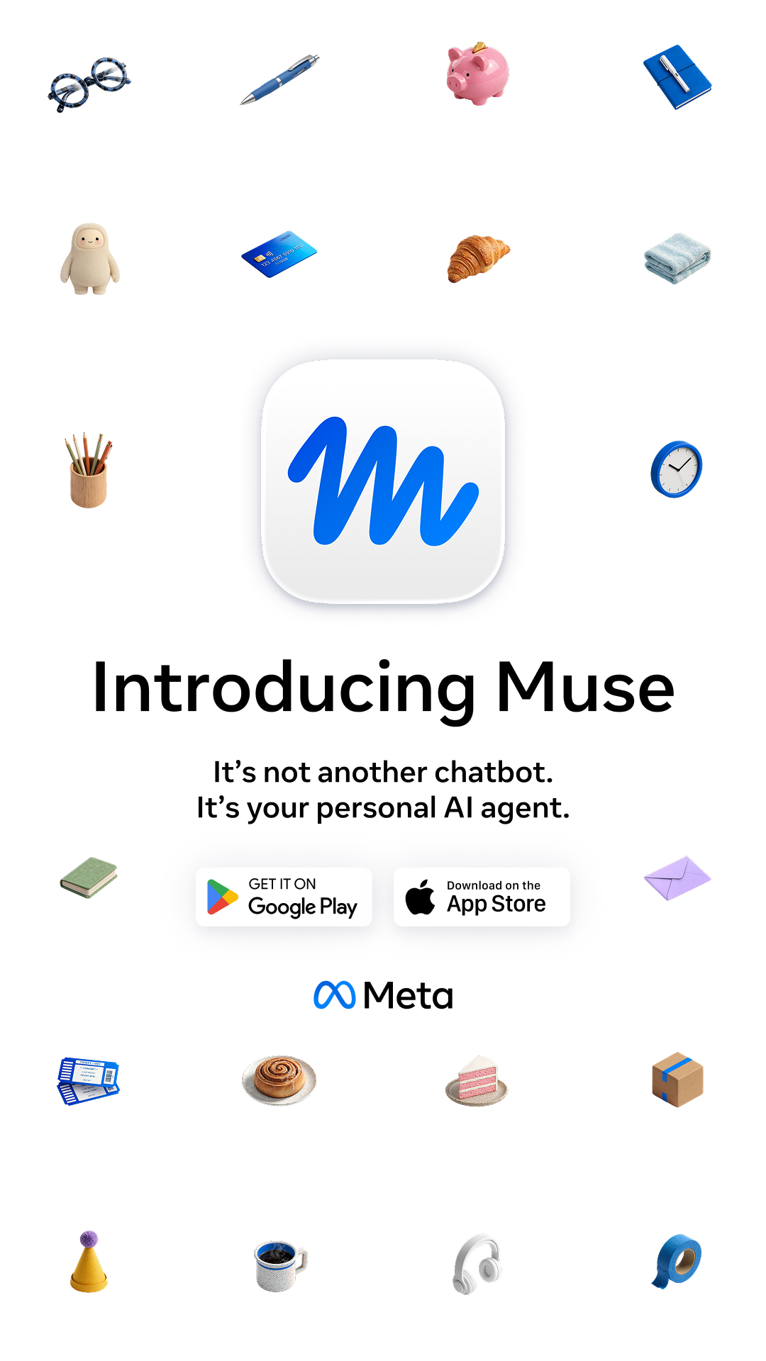 Muse Facebook ad: Your personal, private agent