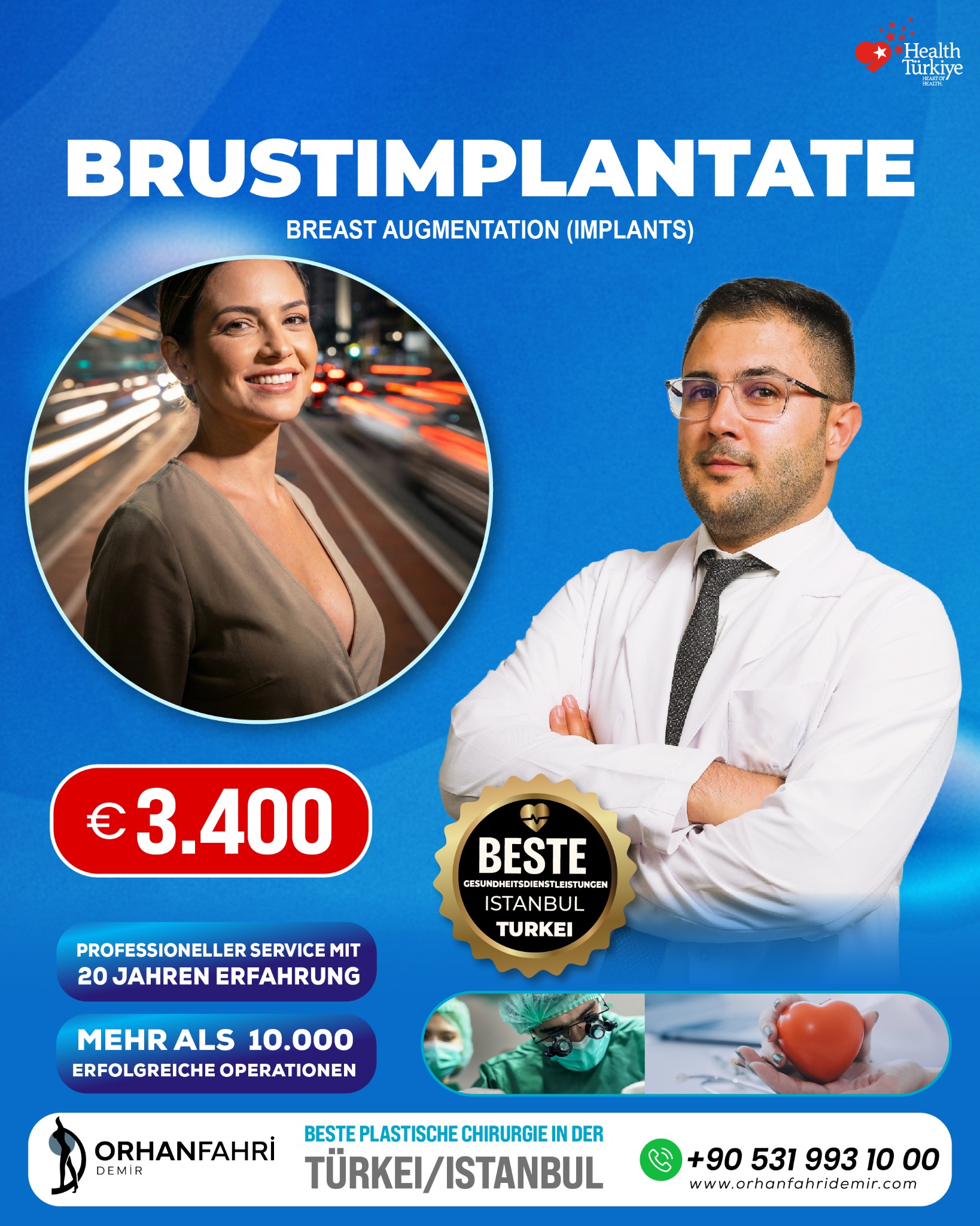 Dr. Orhan Fahri Demir Facebook ad: Beste Gesundheitsdienstleistungen Türkei/Istanbul