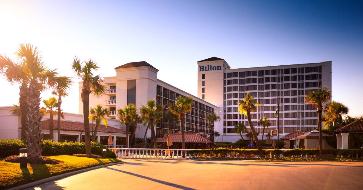 Hilton Facebook ad