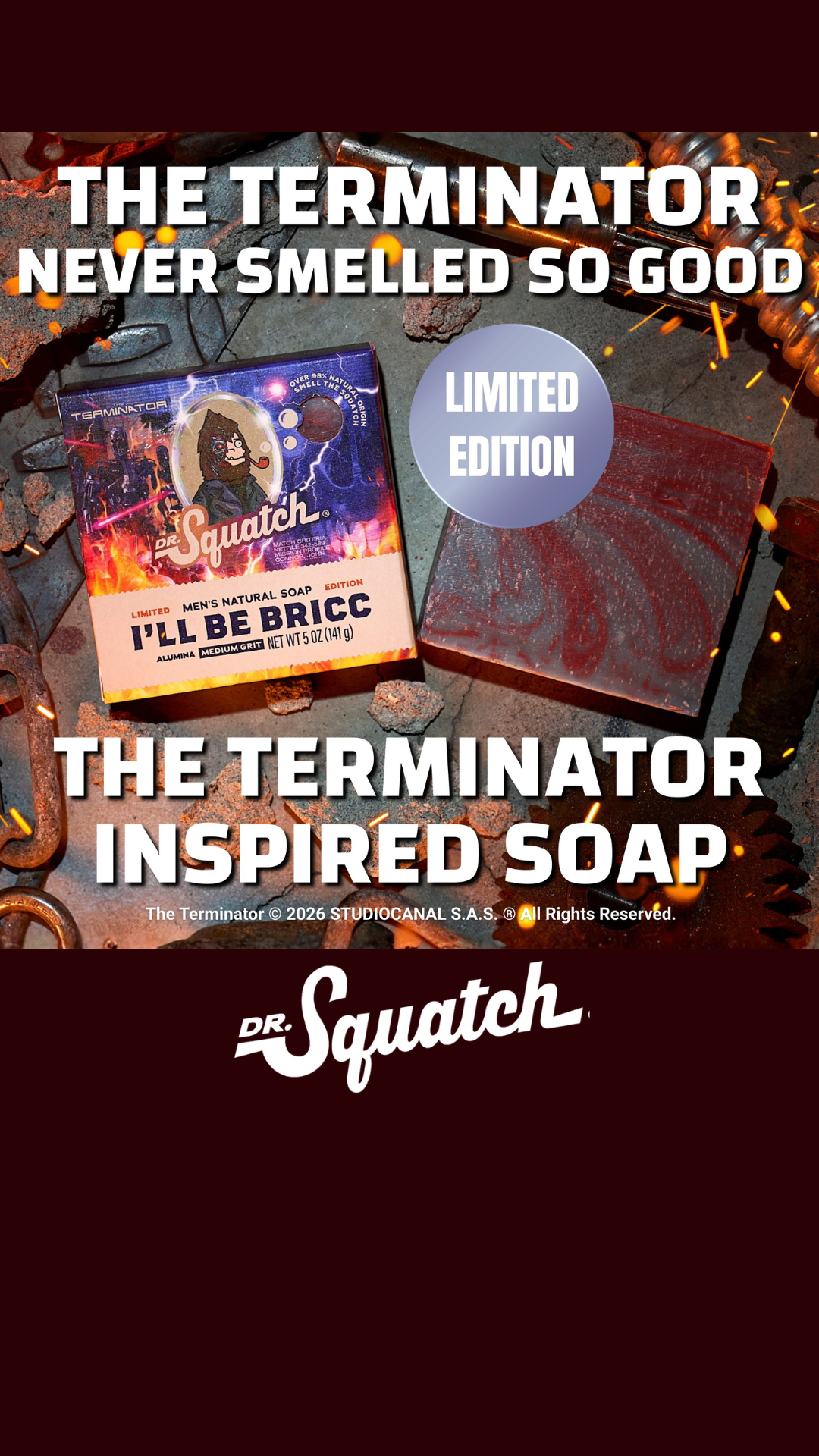 Dr. Squatch Facebook ad