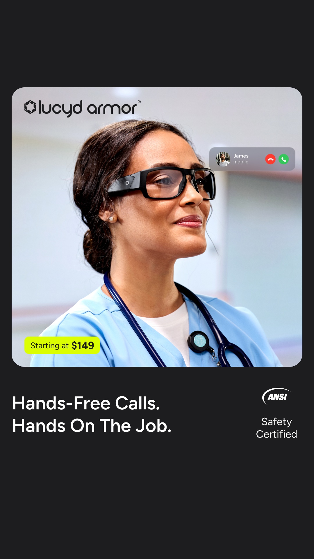 Lucyd Facebook ad